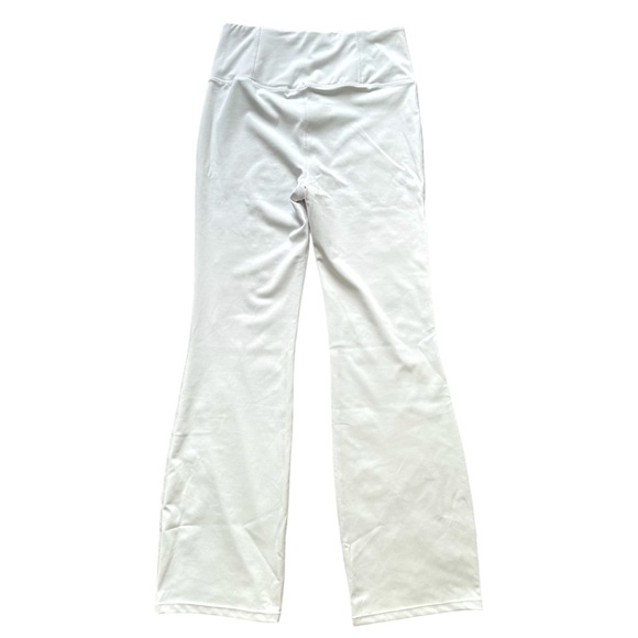 Halara Flare Leggings High Waist in White | Women's Medium Petite - Picture 2 of 6